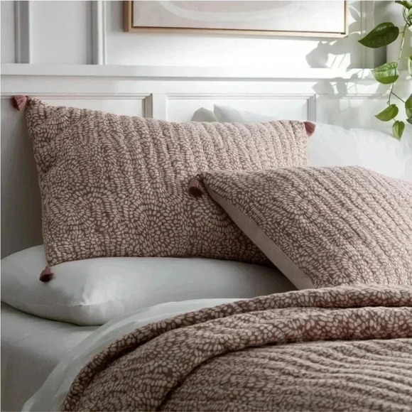 NWT Standard Boho Reversible Matelasse
Swirl Quilt Sham Purple - Threshold - Picture 1 of 6